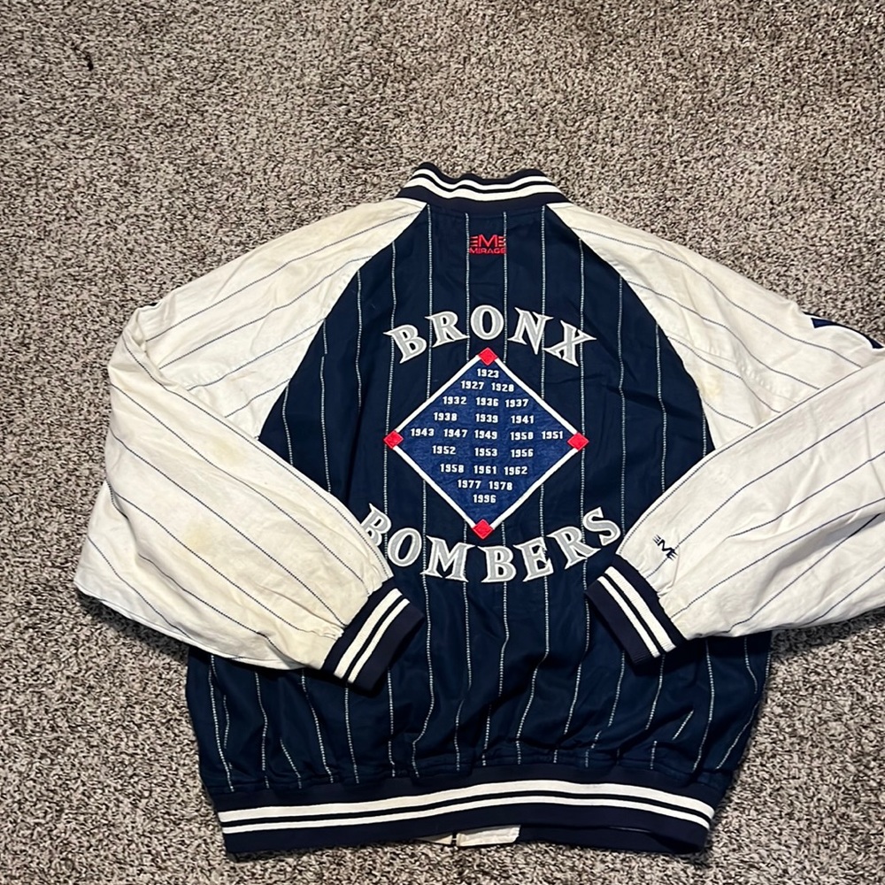 Authentic genuine mirage Yankee jacket reversible